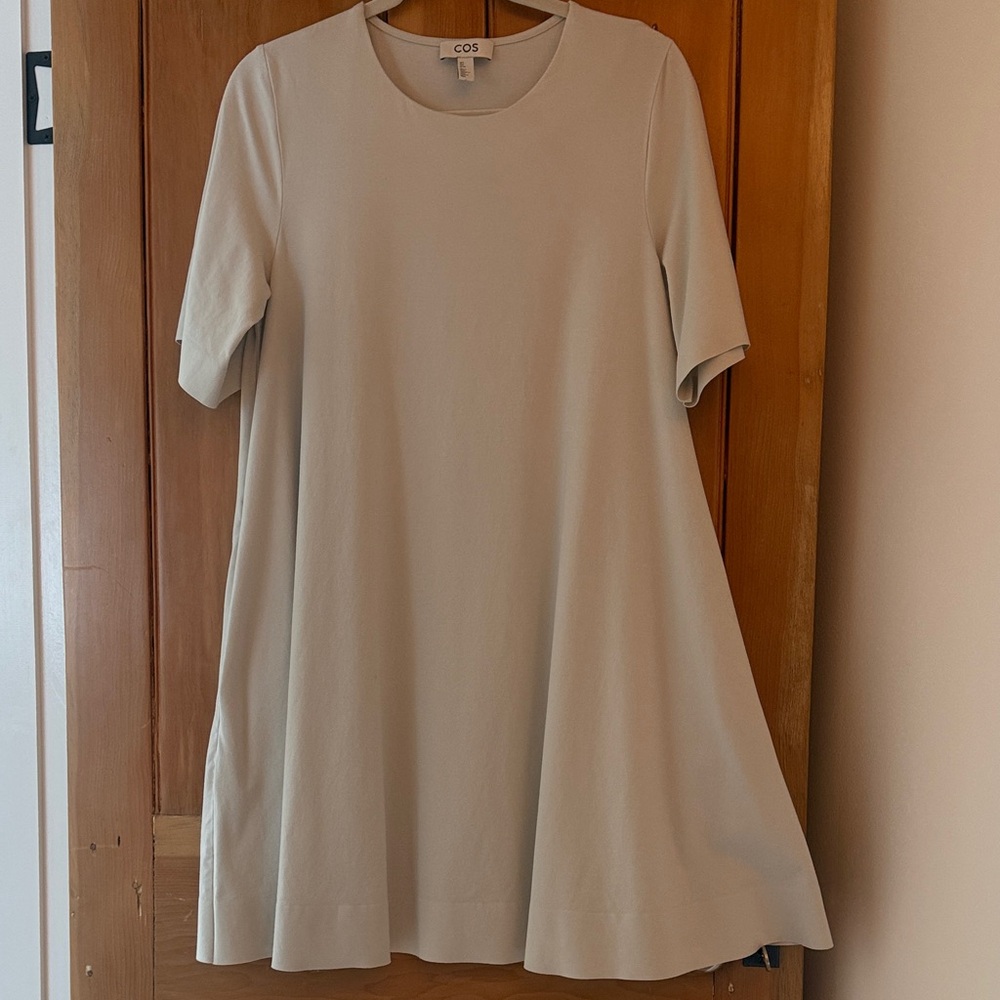 COS Cream Mini Dress